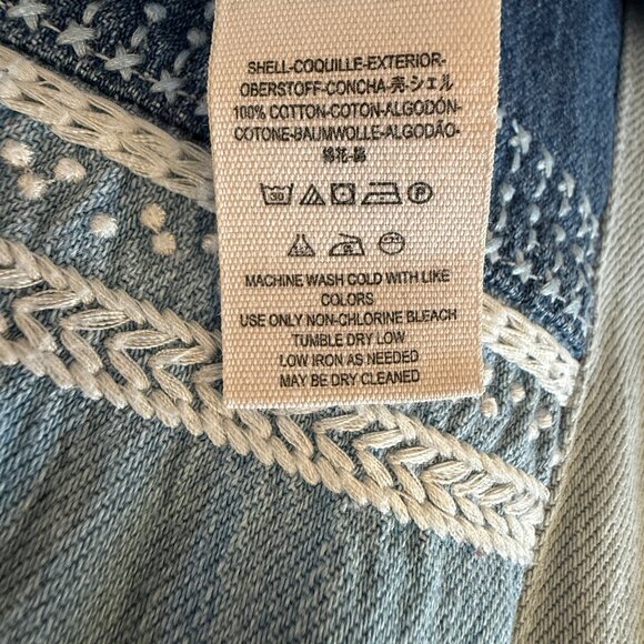 Free People Willa Pieced Wide-Leg Jeans Sz 27 - Picture 15 of 17